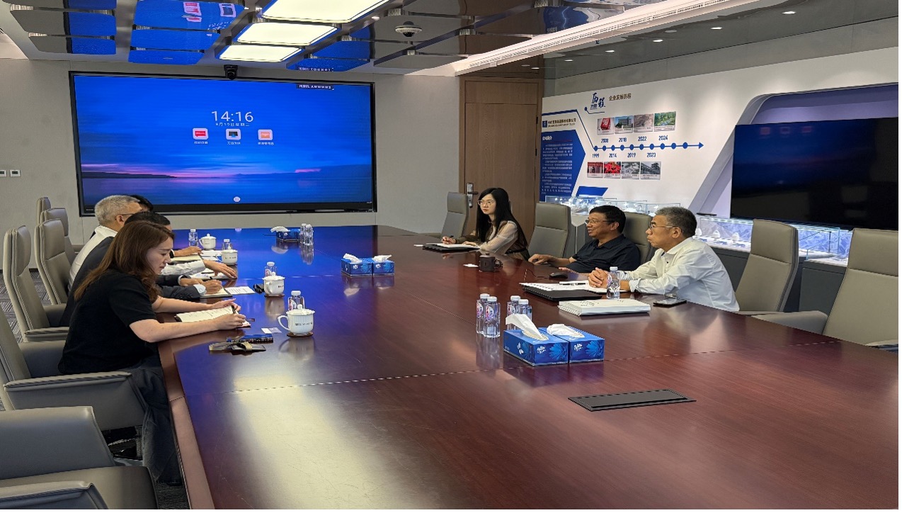 中非发展基金副总裁余焯锐一行到访bb贝博中国官网资源总部